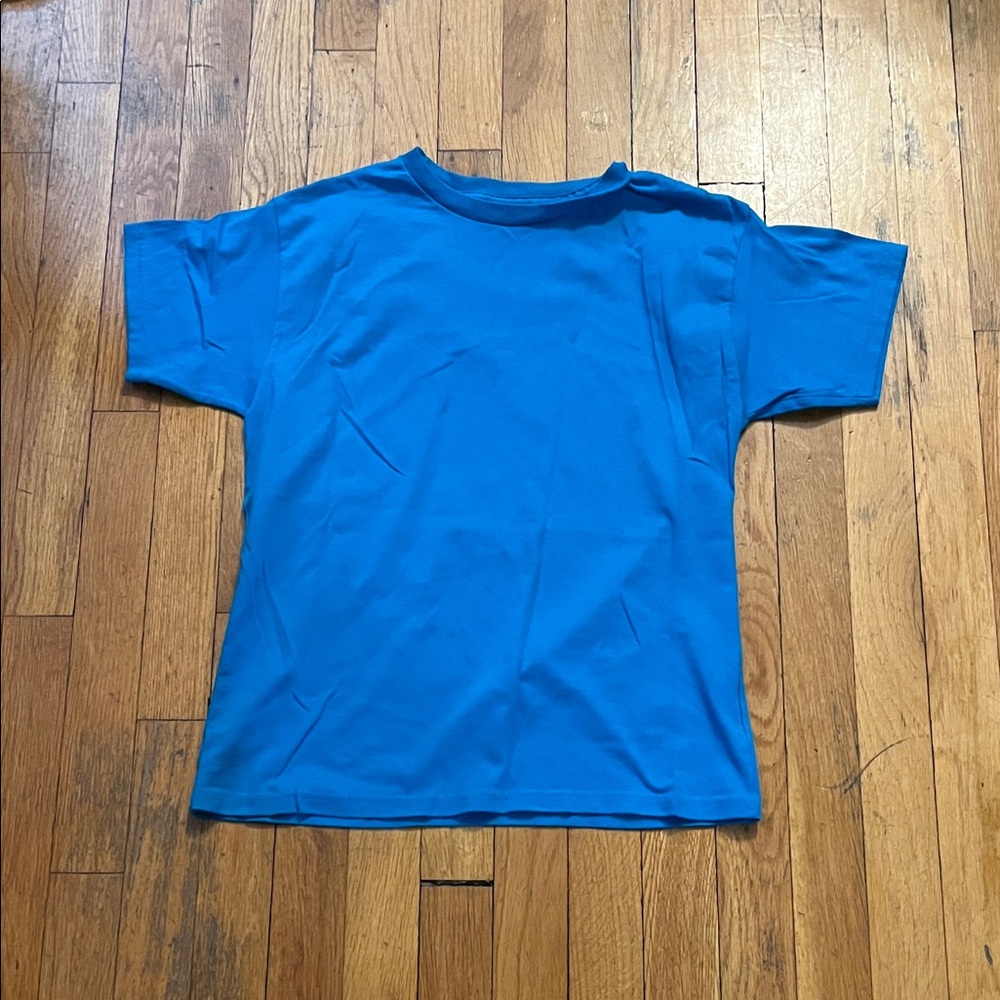 Amazon Essentials Bright Blue Kids Short Sleeve Tee